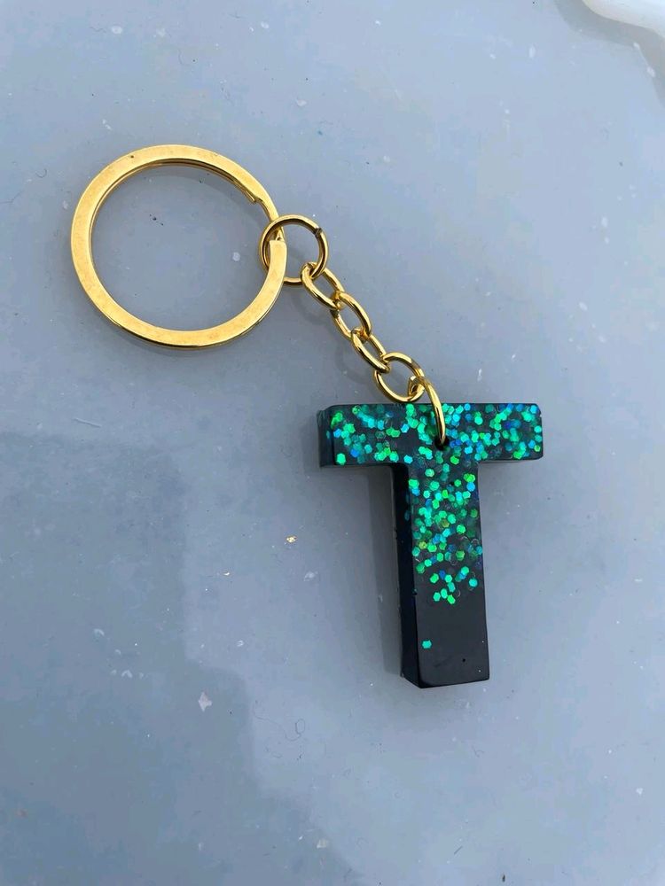 T Letter Unbreakable Keychain😍