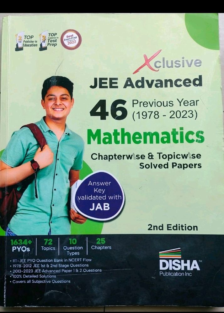 Disha 47 years JEE ADV pyqs Book