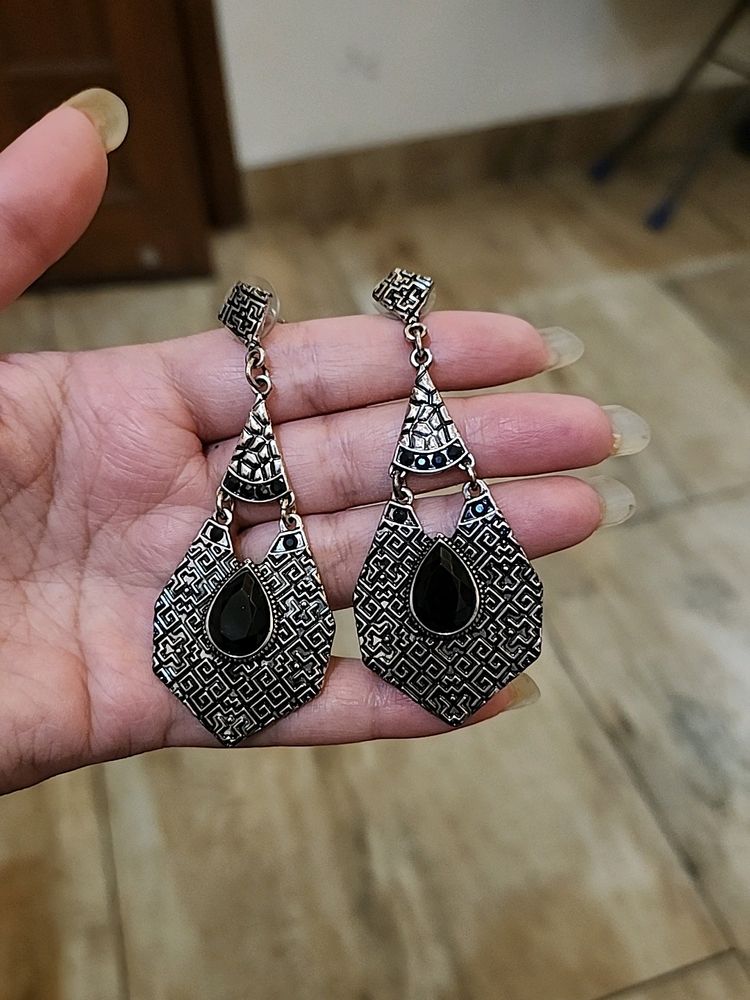 Oxidised Earings