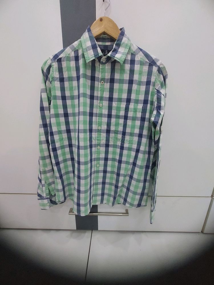 Green Check Shirt