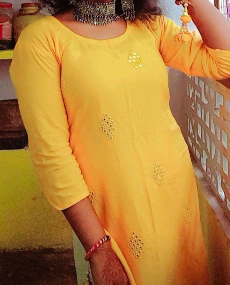 Yellow Kurti