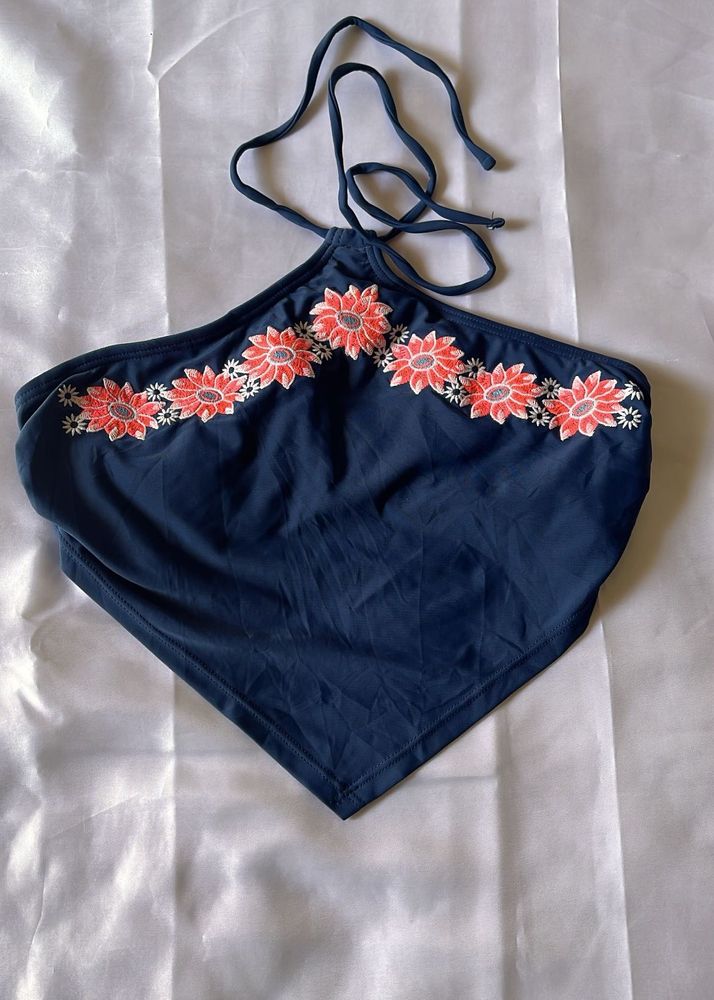 Embroidered Beach Top