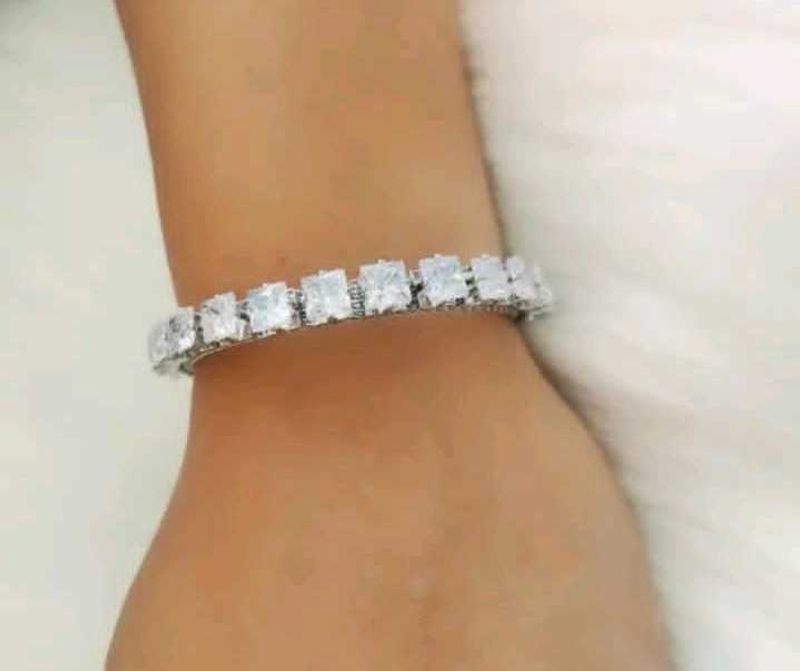 Diamond Silver plated Bracelet