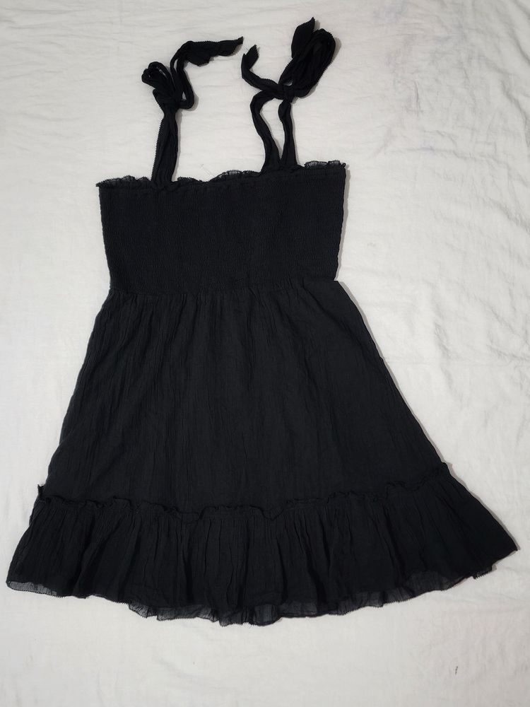 Black Cotton Dress