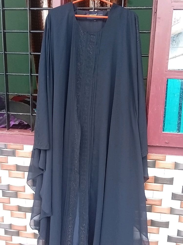 Navy Blue Abaya