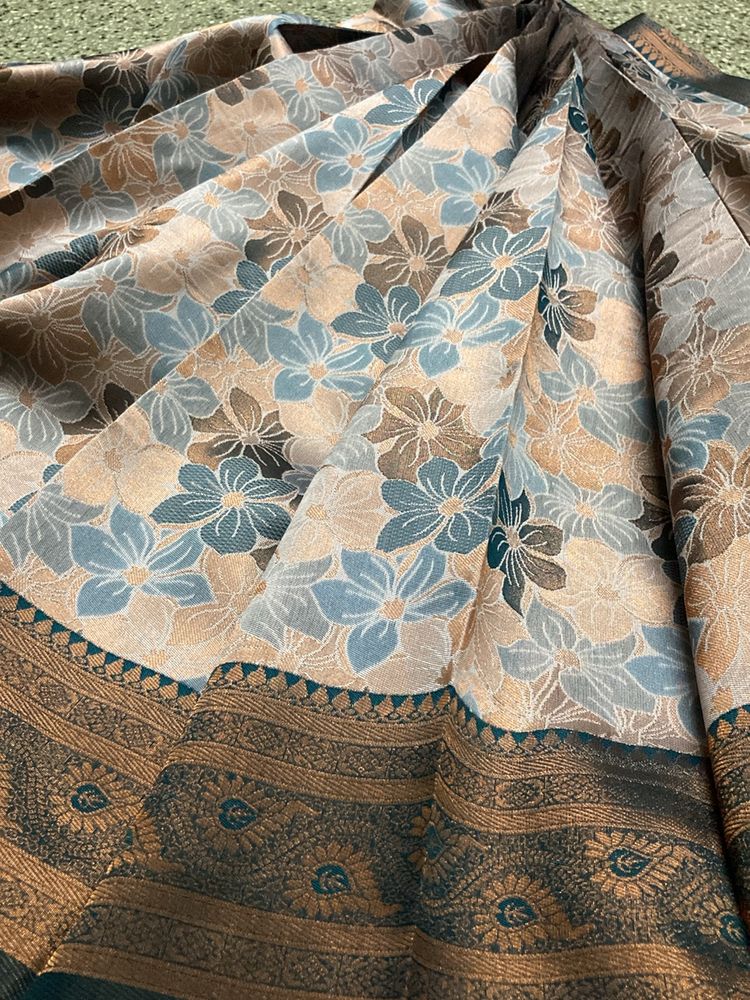 New Festive Silk Saree For Grabs