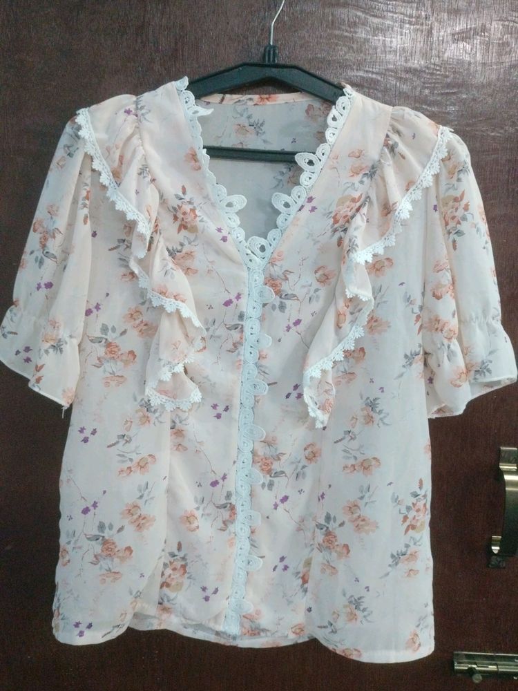 Floral Print Tops