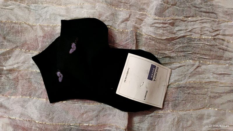 Black Socks Medium Length