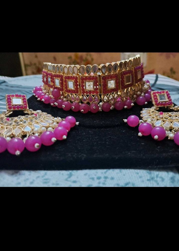 💥Diwali Special Offer💥mirror necklace