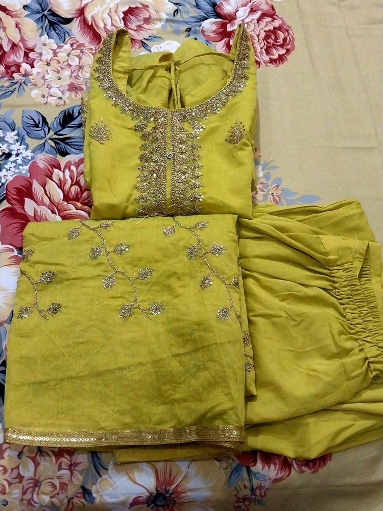 Suit,pajama,Dupatta Set