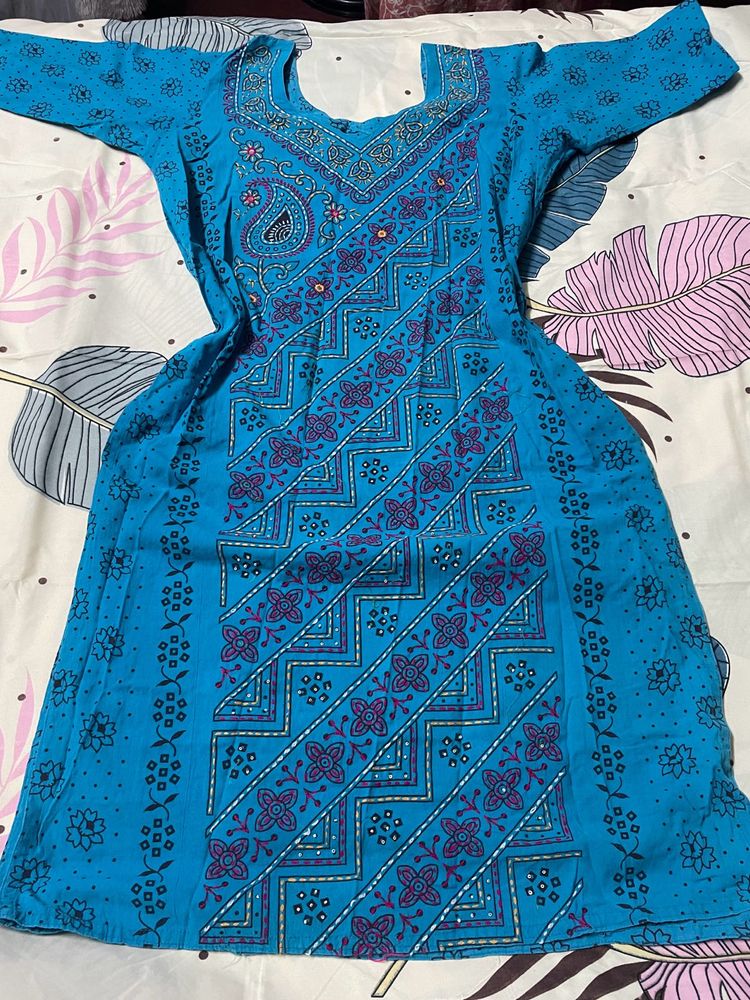 Blue Kurti