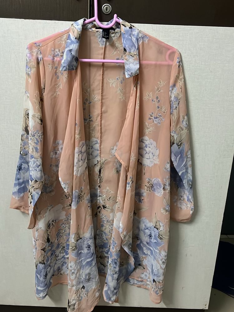 Floral Printer Shrug