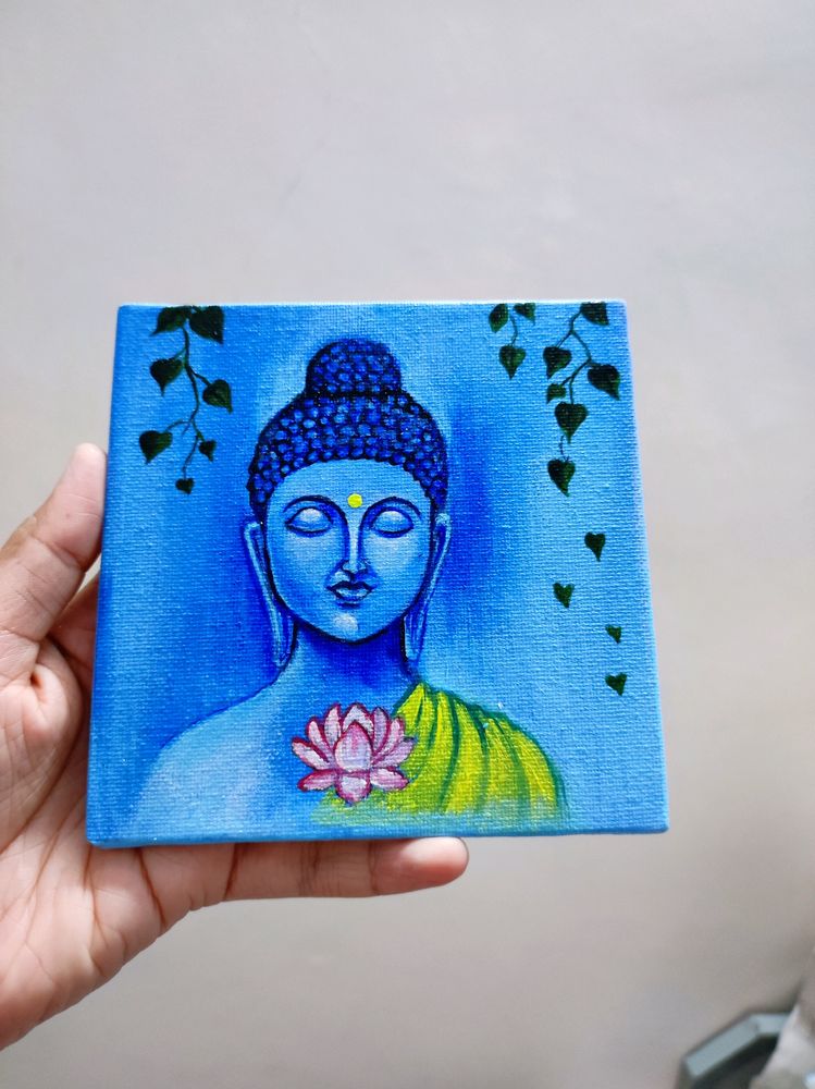 Buddha Acrylic Canvas Painting