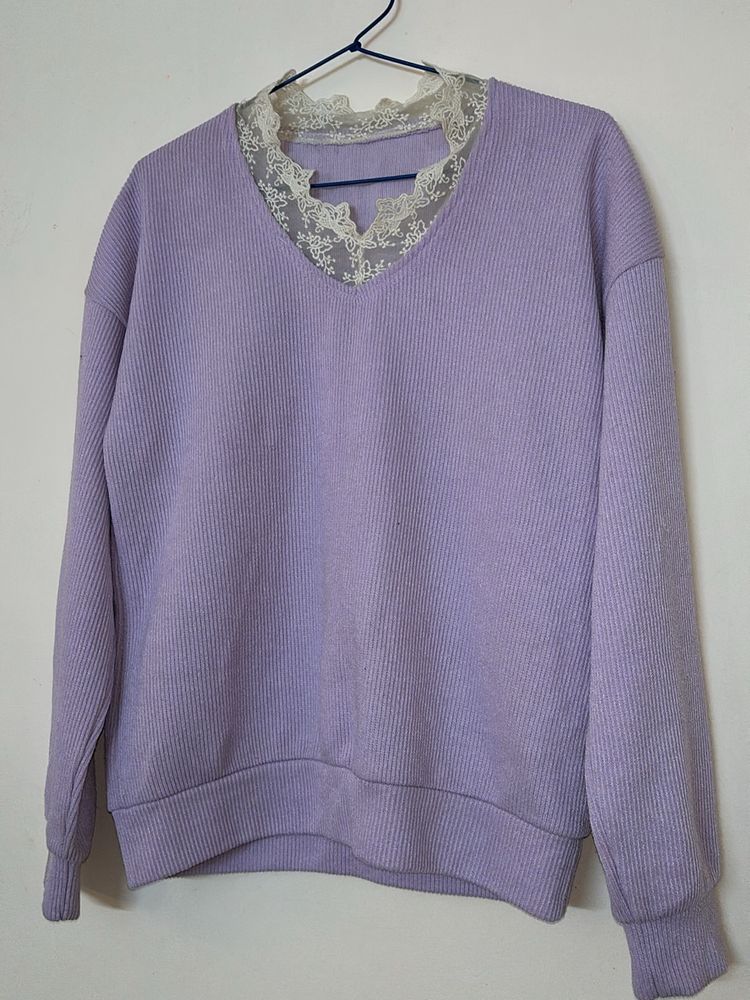 Lavender  Sweater