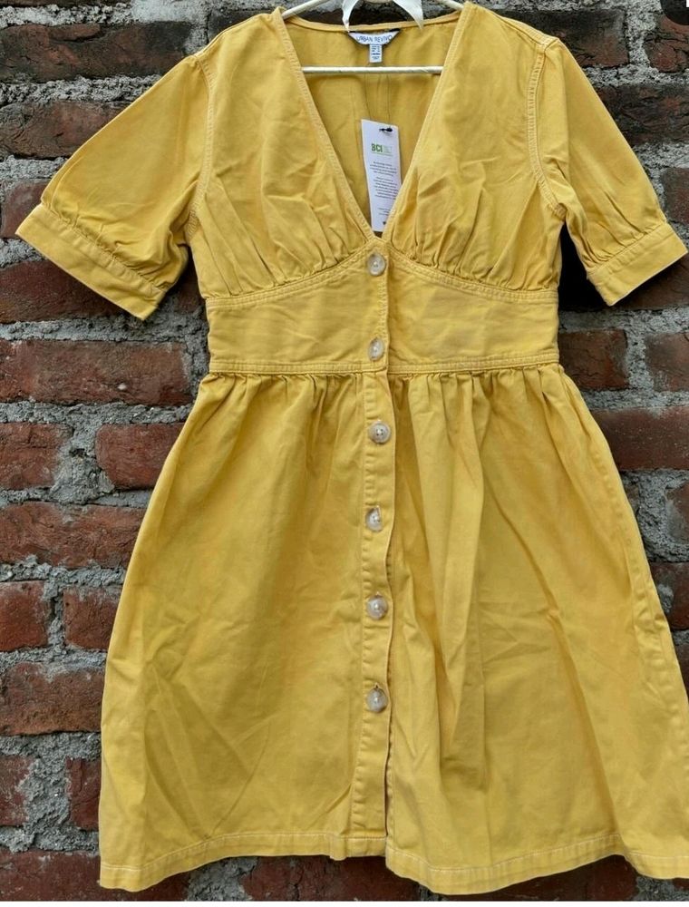 Yellow Denim Dress