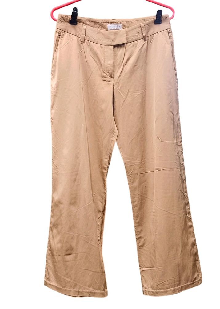 Flared Tan Pants