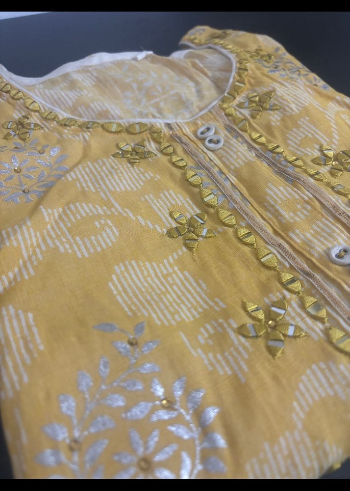 Yellow kurta