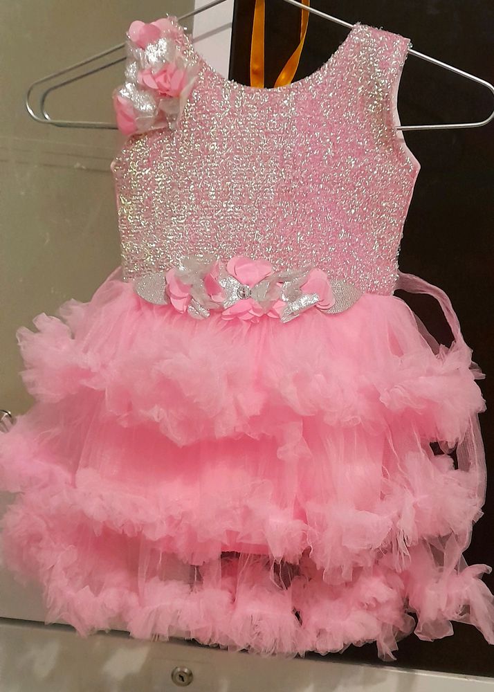 Combo's Girls Party Wear Frock And Dress