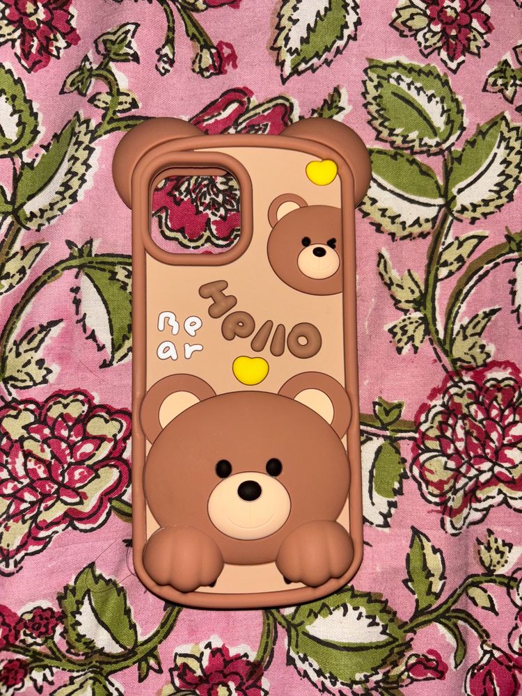 Iphone 13 14 15 Teddy Phone Cover