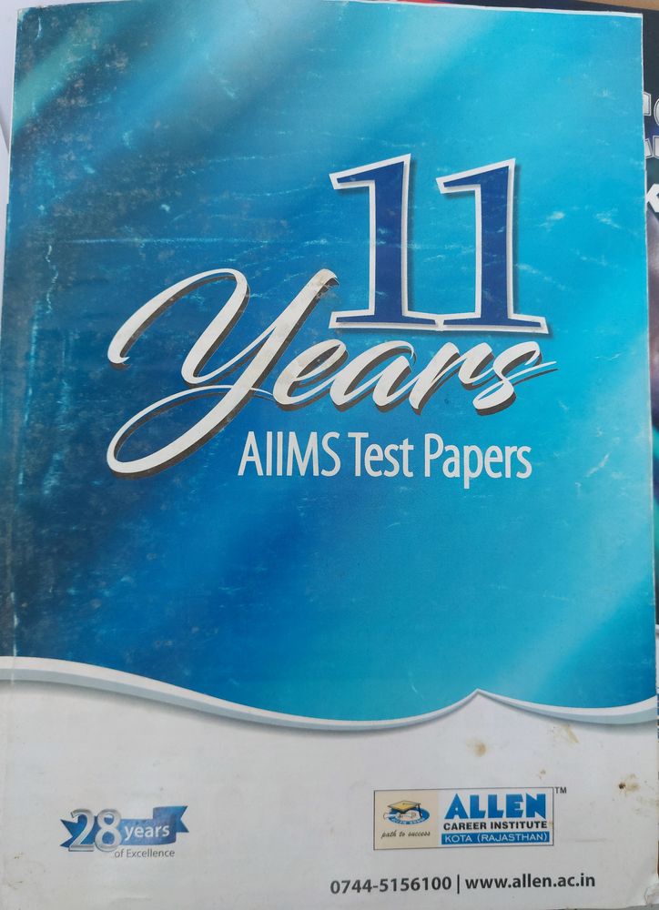 Aiims Test Papers Of Previous Years From 2003 Upto 2016