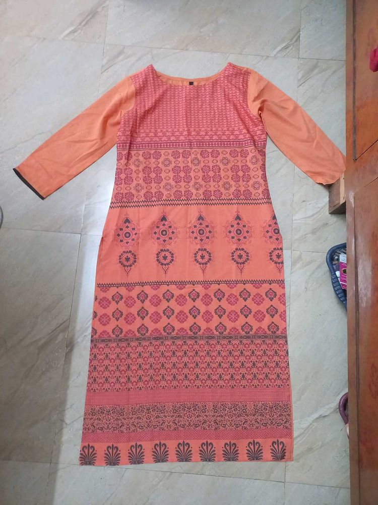 Beautiful Peach Kurti