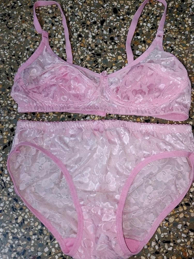 Victoria Secret Light Rose Pink Bra & Panty Set