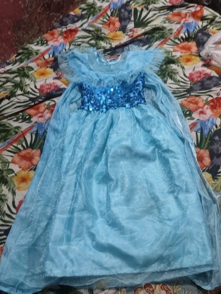 Frozen Elza Dress For Girls