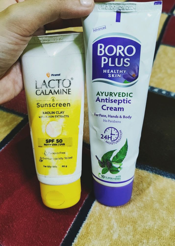 Skincare Combo Moisturising Cream +sunscreen.