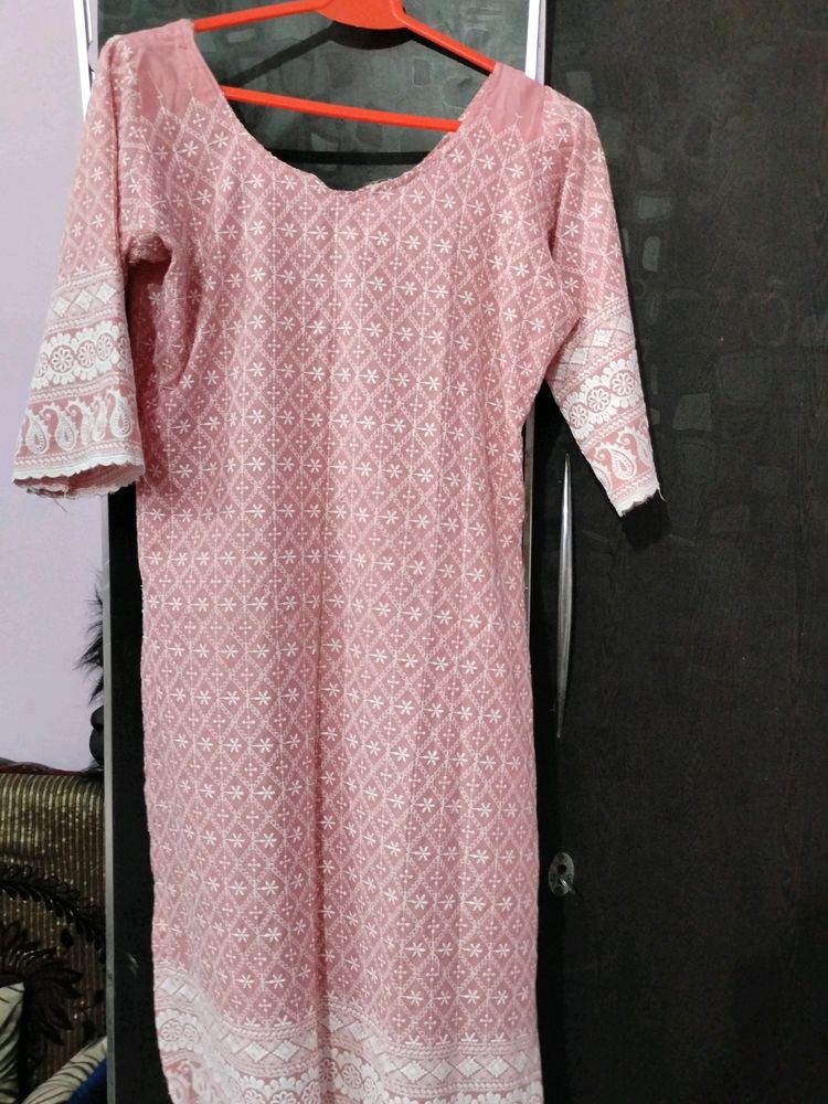 Cotten Chiken Stitched Kurti