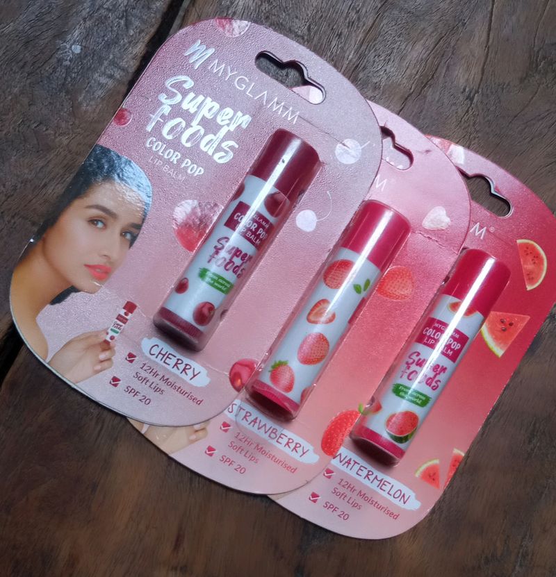 Myglamm Super Food Colour Pop Lip Balm.