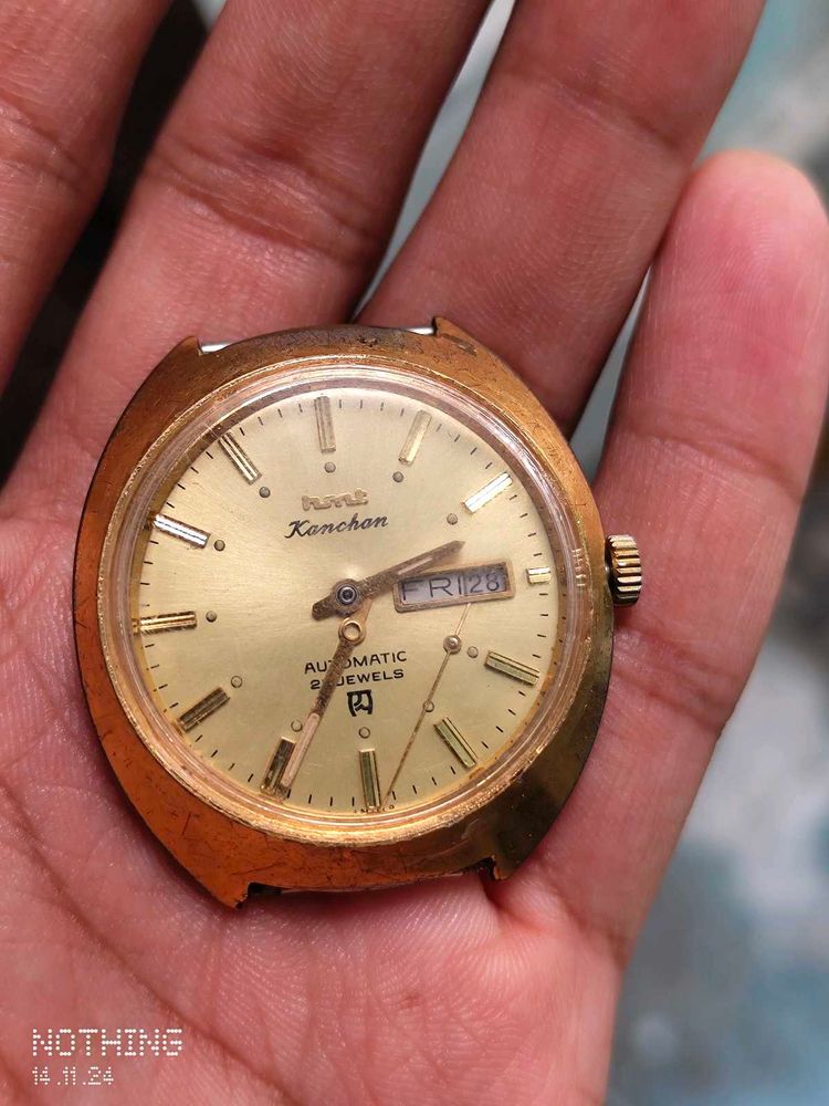 iconic RARE hmt kanchan watch working condition