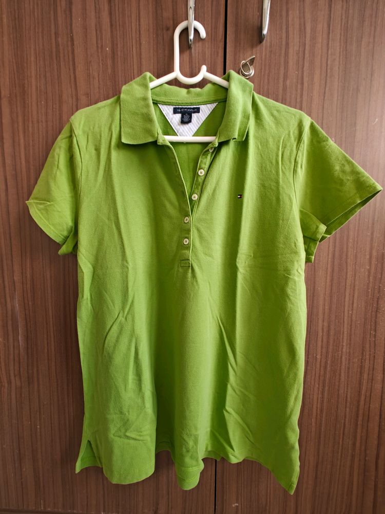 BRANDED Light Green Polo Shirt For Women