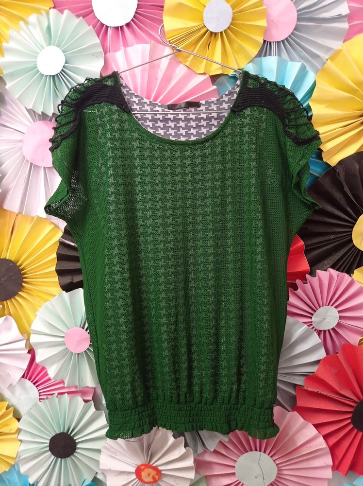 Beautiful Dark Green Top For Her