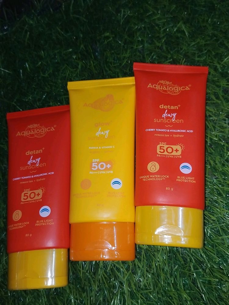 (Sealed) Aqualogica Sunscreen Trio