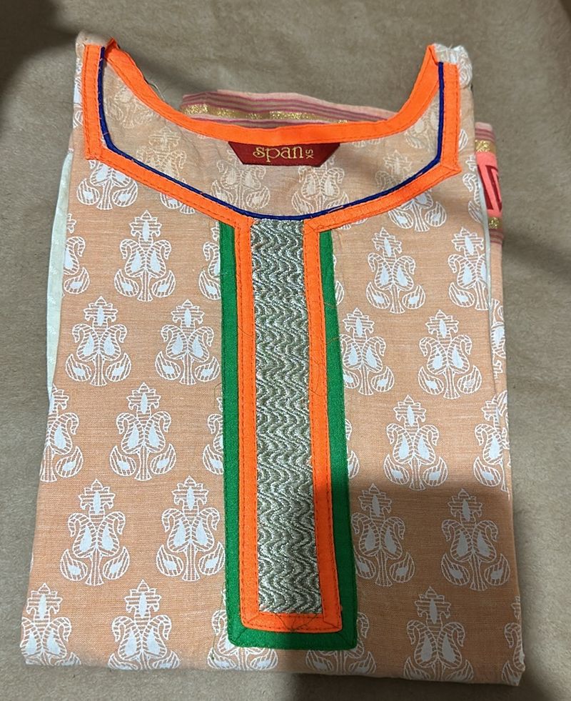 Orange Kurta