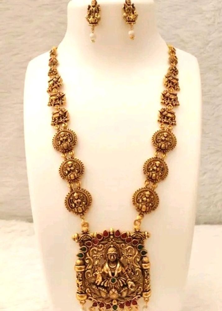 LakshmiDevi Necklace and Earrings