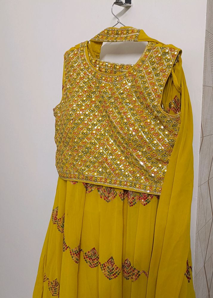 Haldi Designer Lehenga Choli Set