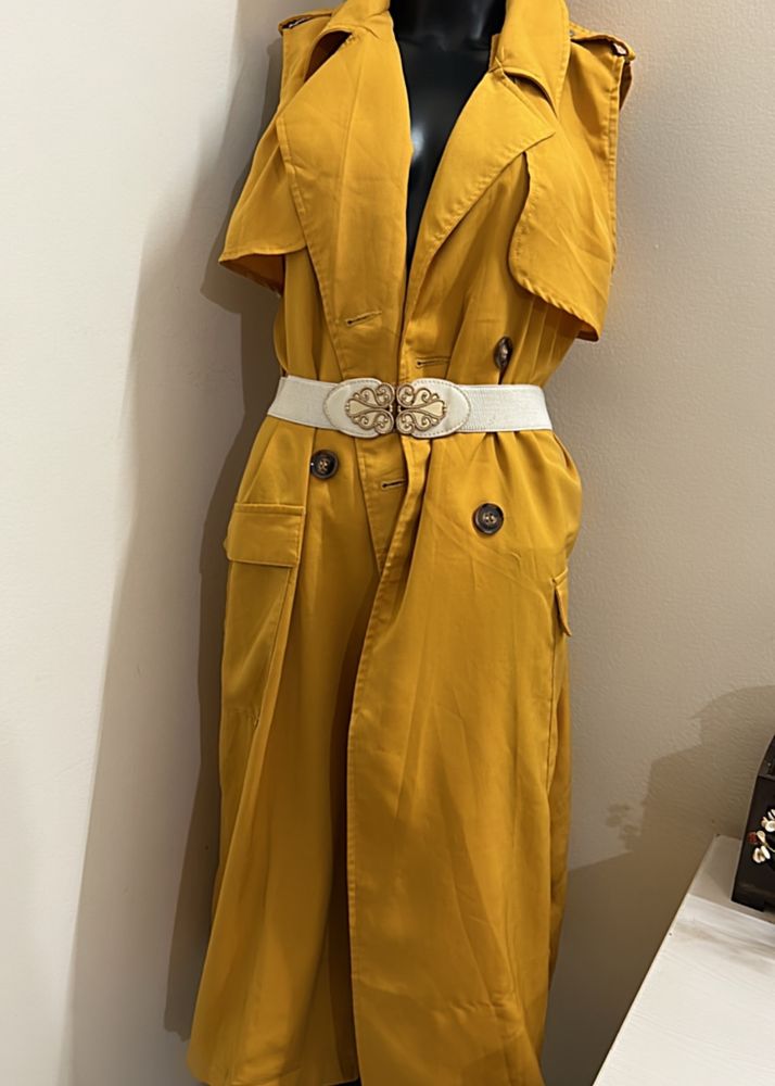 Mustard Trench Coat