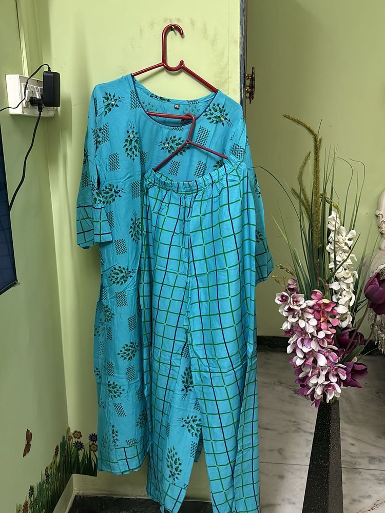 Cotton kurthi set