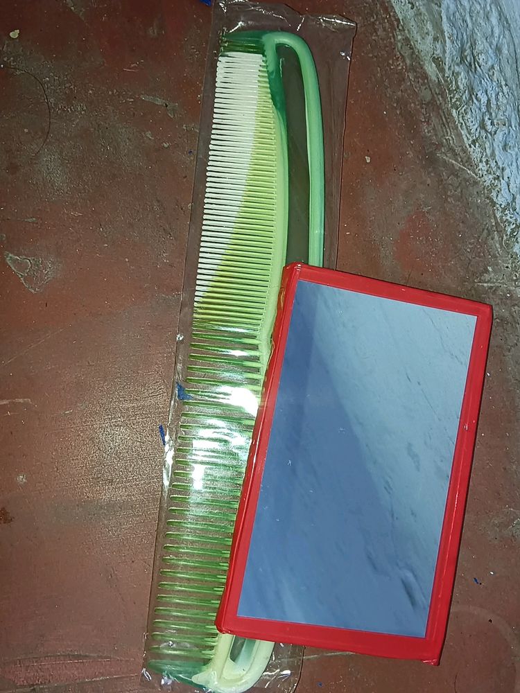 Travel Mirror And Comb