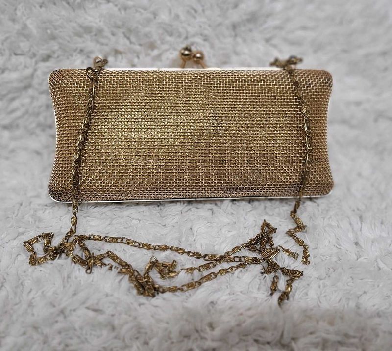 Gold Metal Bag