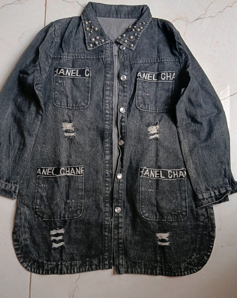 Party Wear Denim Jacket