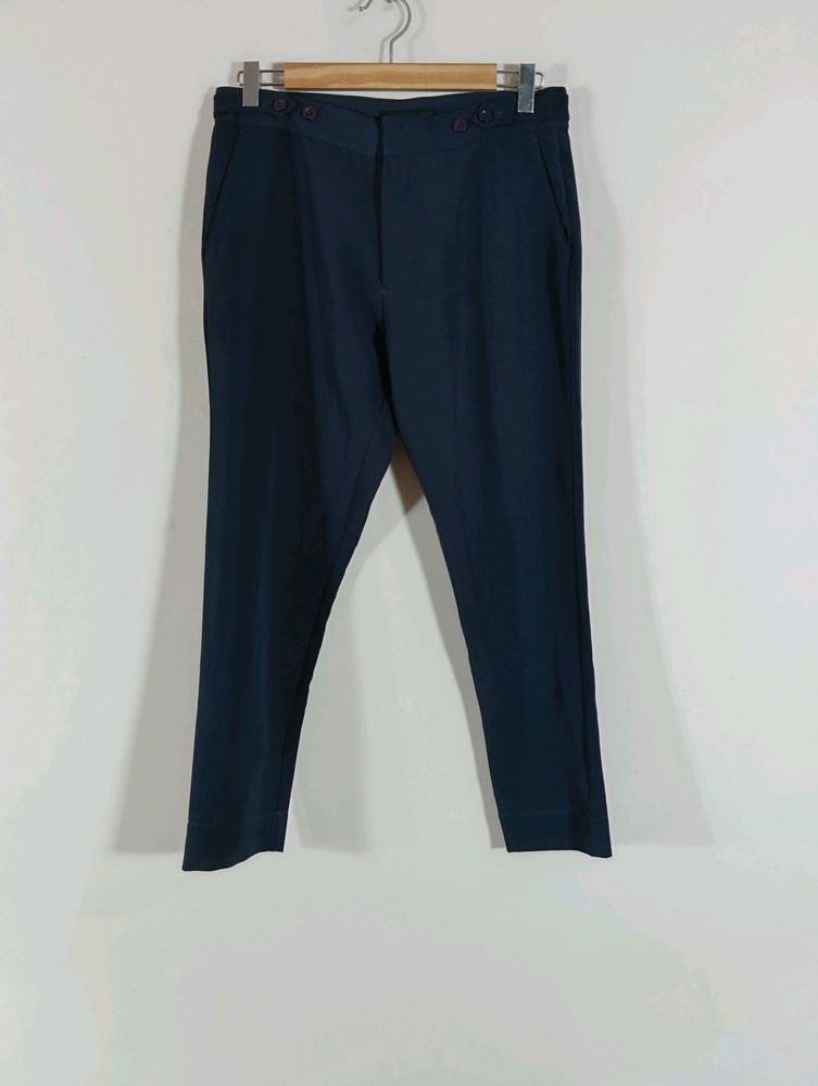 Navy Blue Plain Formal Pant (Women)