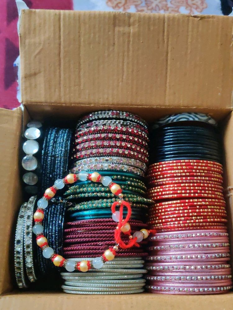 Mix Bangles Set 2.6 Size