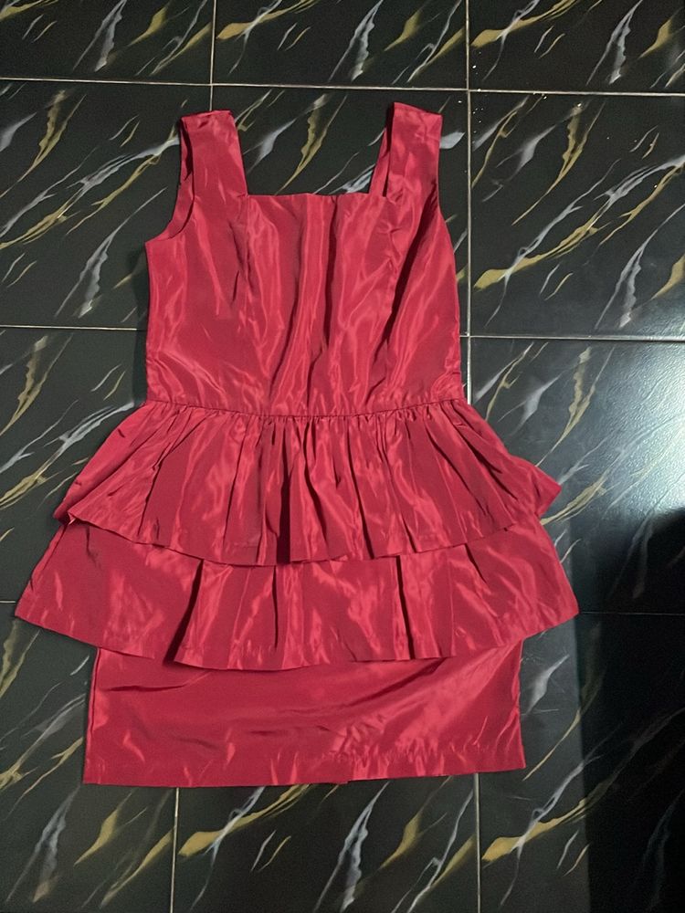 Red Party Wear Dress