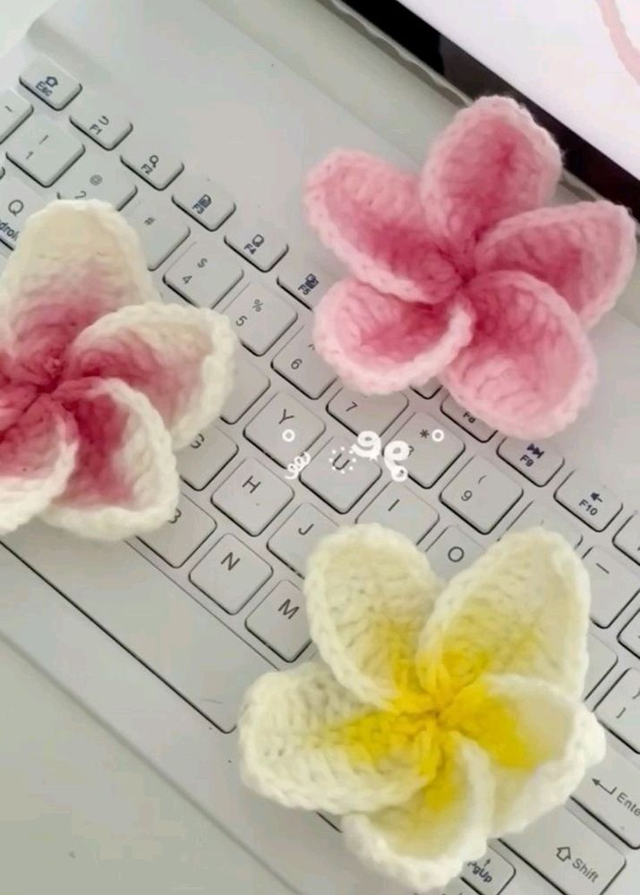 Flower Clip Crochet/Charm