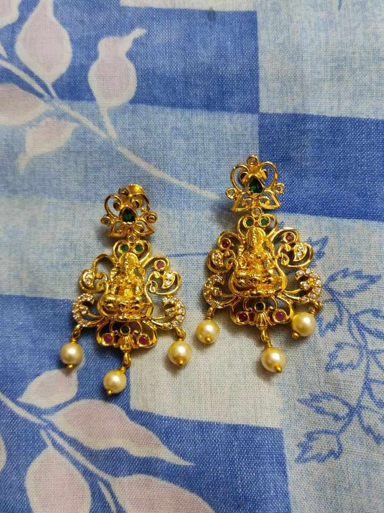 1gm Gold Earrings