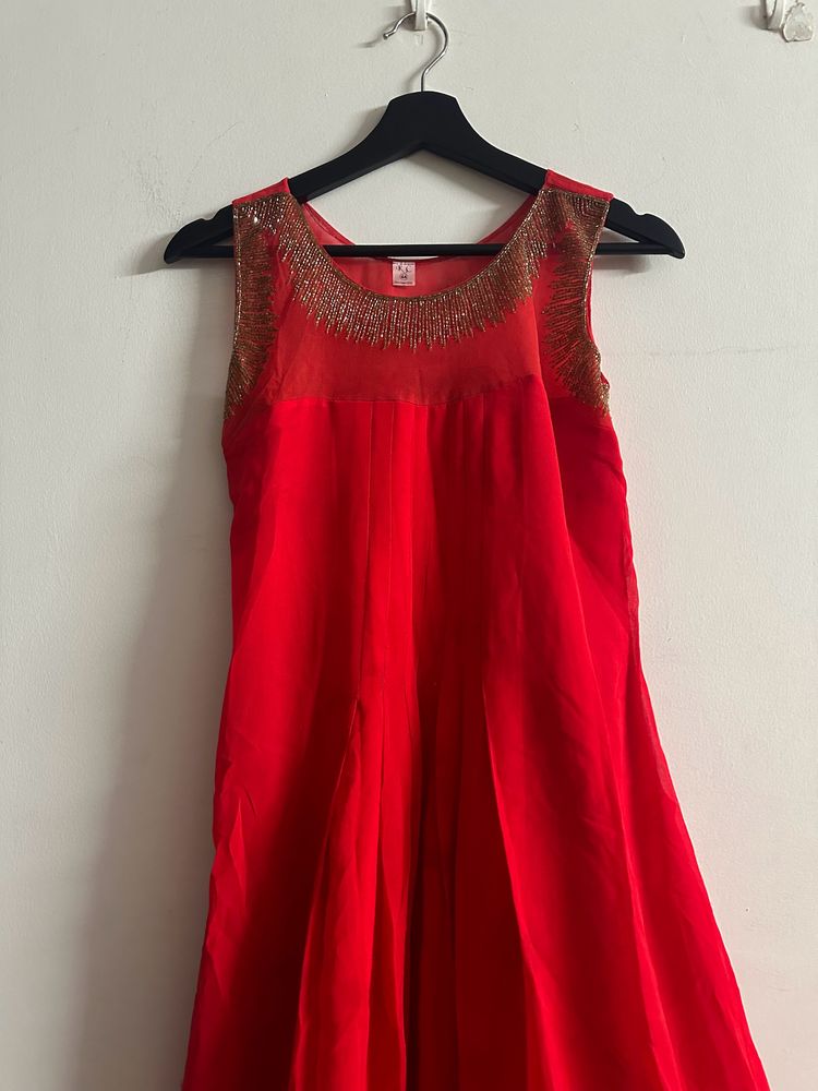 Glazing Red Party Dress