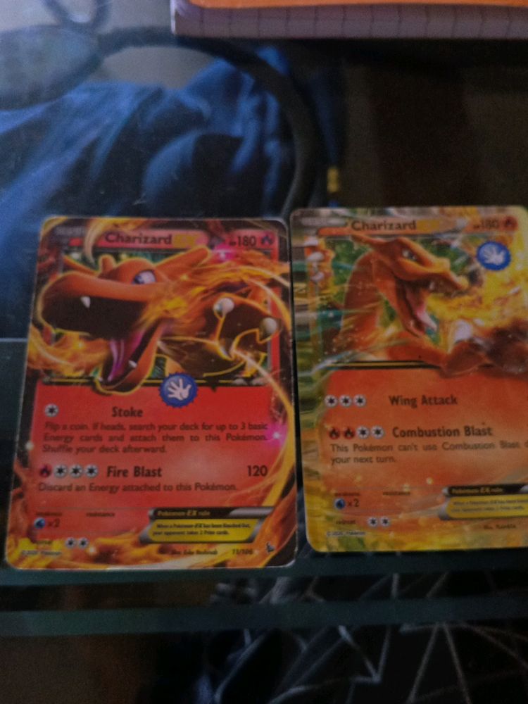 Pokemon Card Of Charizard EX