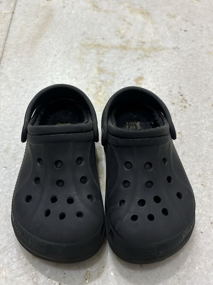 Winter Crocs With Fur Lined